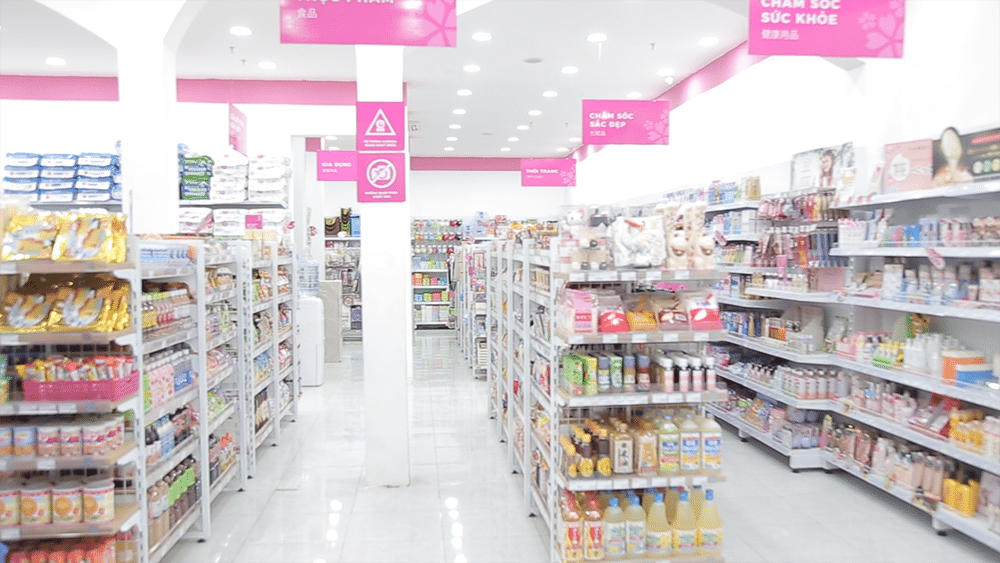 giá kệ siêu thị tại Xuân Mai